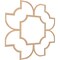 Ekena Millwork 83W x 83H x 14T Large Anderson Decorative Fretwork Wood Ceiling Panels, Hickory CELW83X83X0250ANDHI - alternate 9